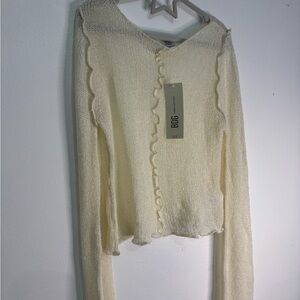 BDG Cream Knit Sweater